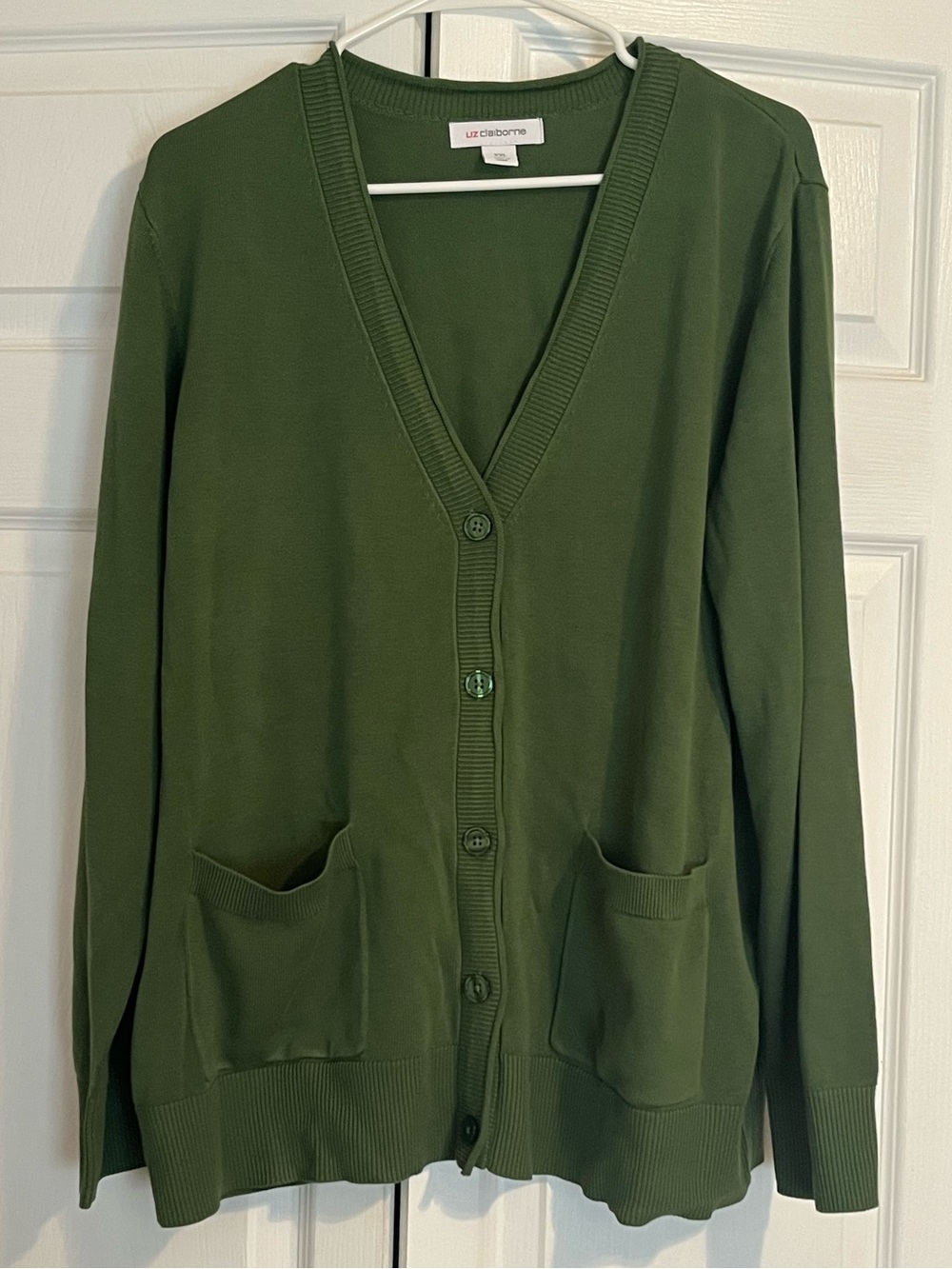 NWOT Liz Claiborne V Neck Button Cardigan Size XXL